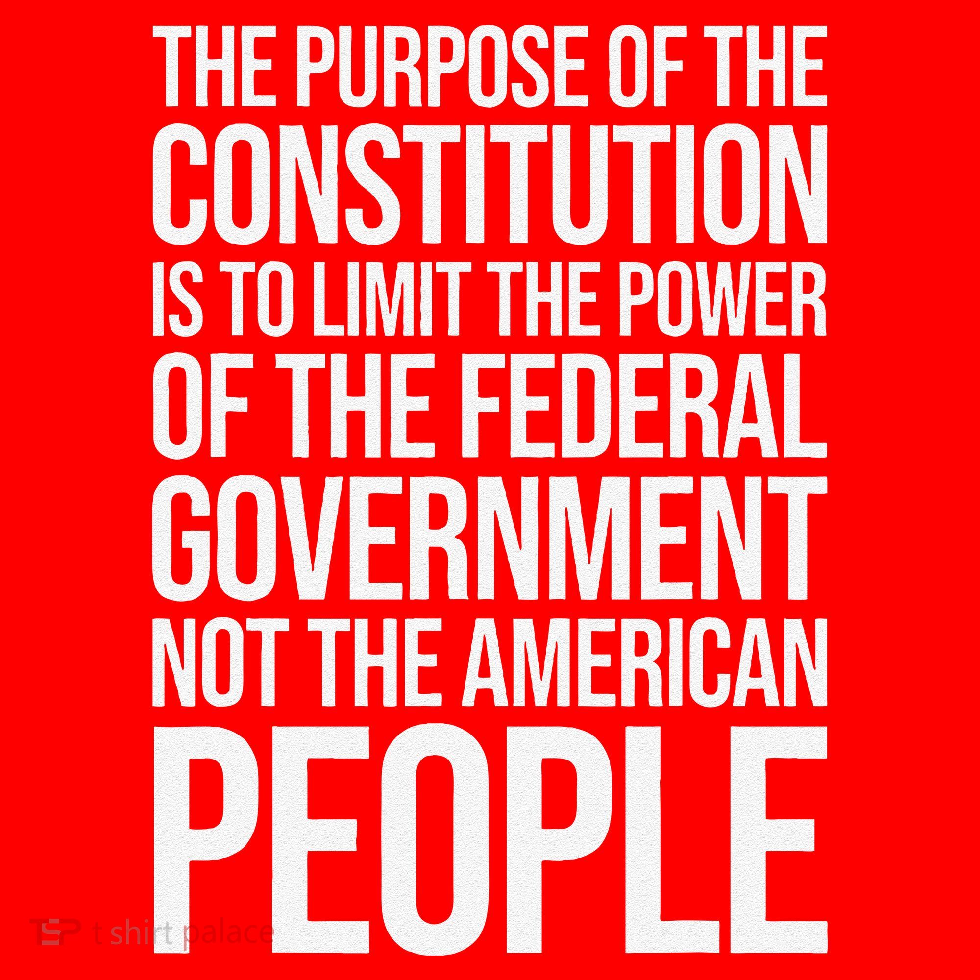 The Purpose Constitution Is Limit Power Of The Federal Santa Hat