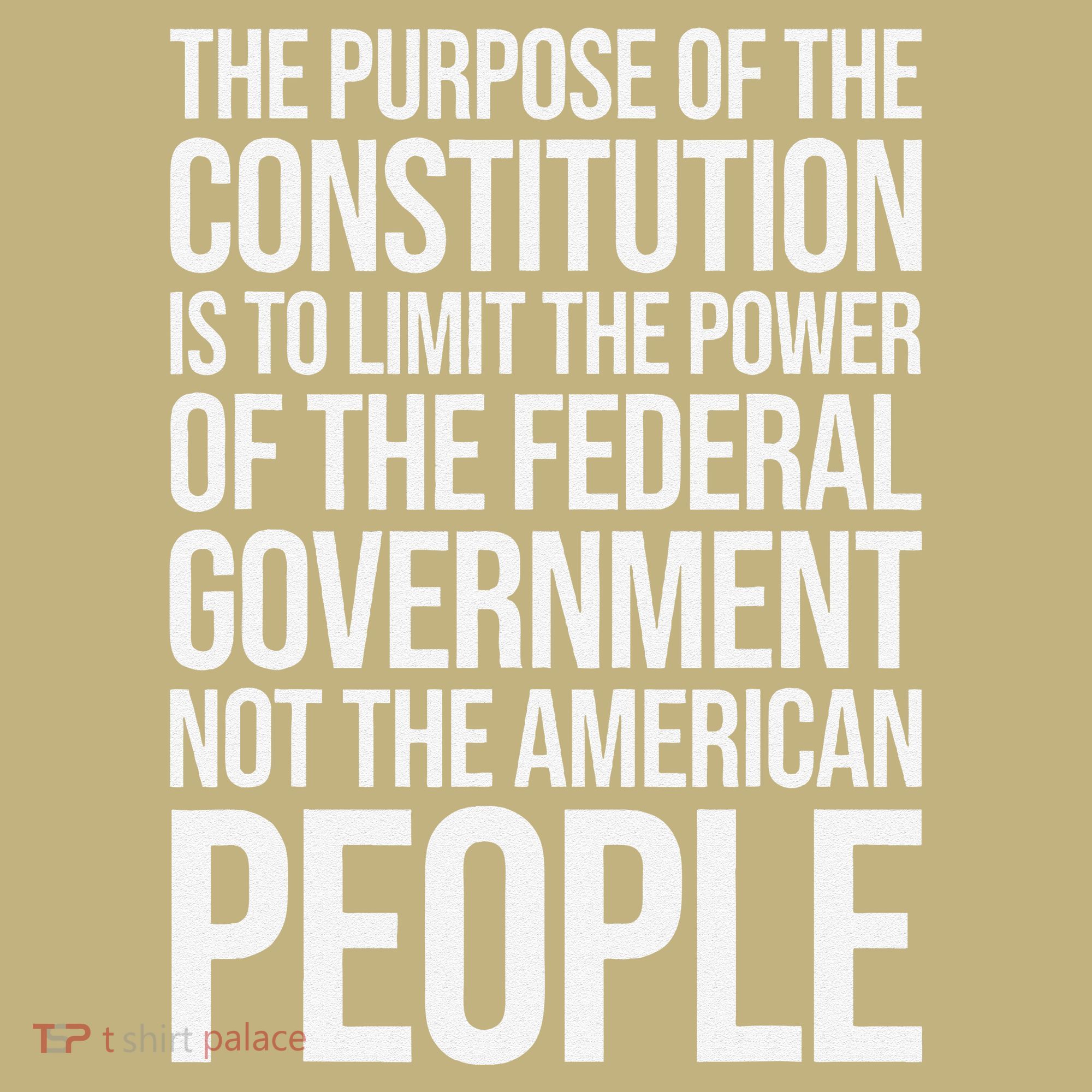 The Purpose Constitution Is Limit Power Of The Federal Mousepad