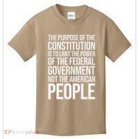 The Purpose Constitution Is Limit Power Of The Federal Kids T-Shirt thumb 0