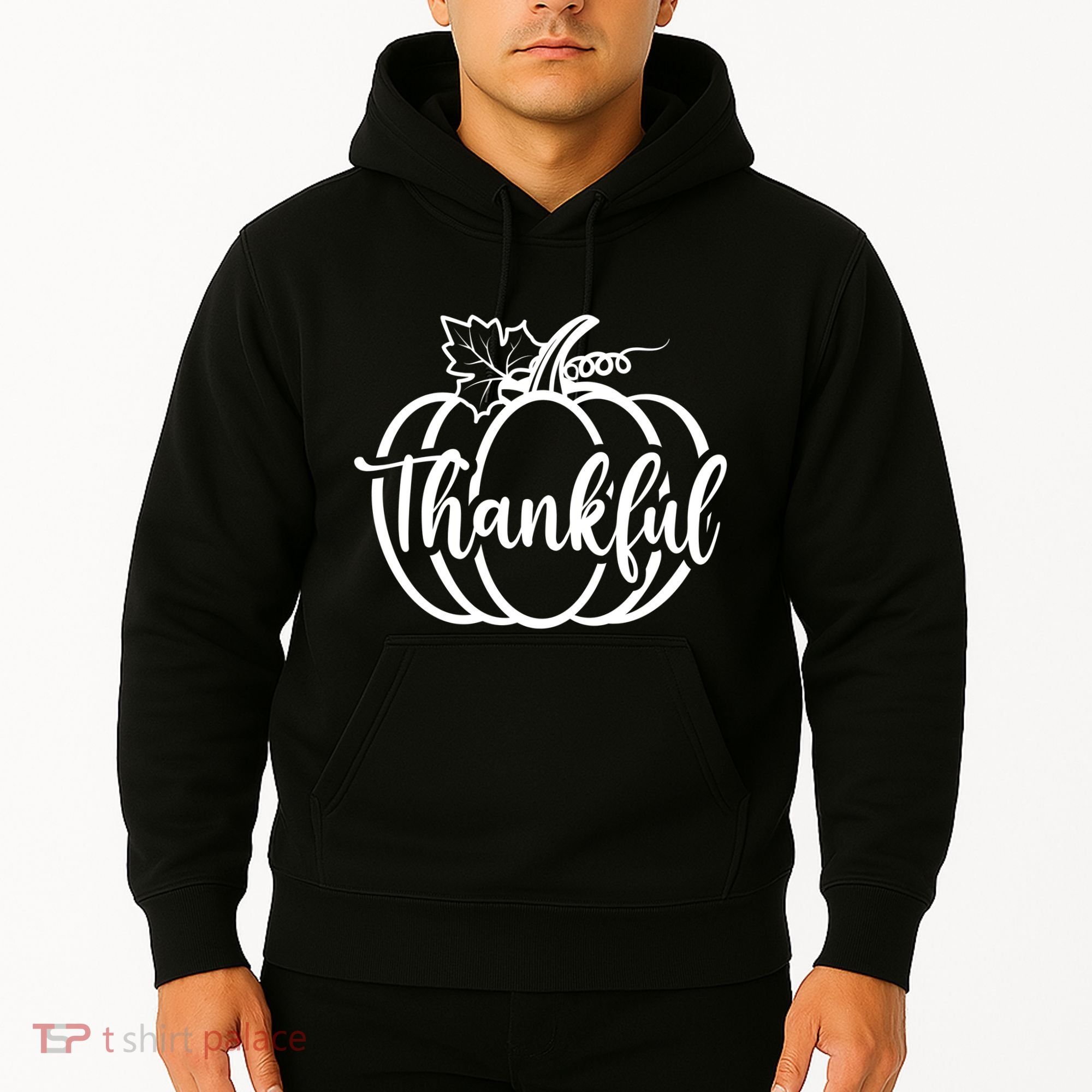 Thankful Pumpkin Cute Cozy Hoodie