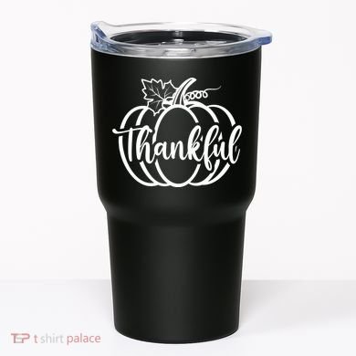 Thankful Pumpkin Cute Cozy Tumbler