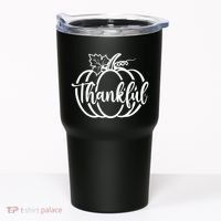 Thankful Pumpkin Cute Cozy Tumbler thumb 0