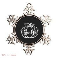 Thankful Pumpkin Cute Cozy Ornament thumb 0