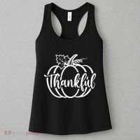 Thankful Pumpkin Cute Cozy Women's Tank Top thumb 3