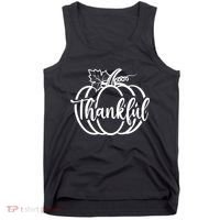 Thankful Pumpkin Cute Cozy Tank Top thumb 0