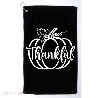 Thankful Pumpkin Cute Cozy Golf Towel