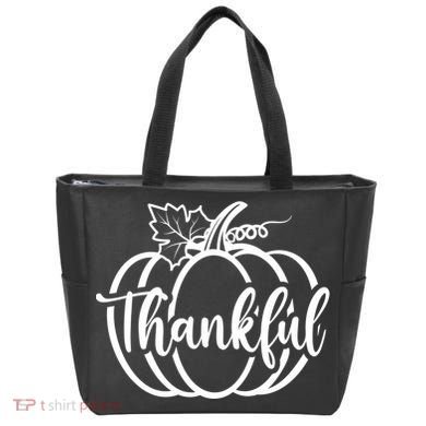 Thankful Pumpkin Cute Cozy Tote Bag