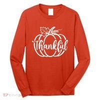 Thankful Pumpkin Cute Cozy Long Sleeve Shirt thumb 0