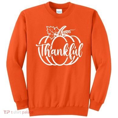 Thankful Pumpkin Cute Cozy Sweatshirt