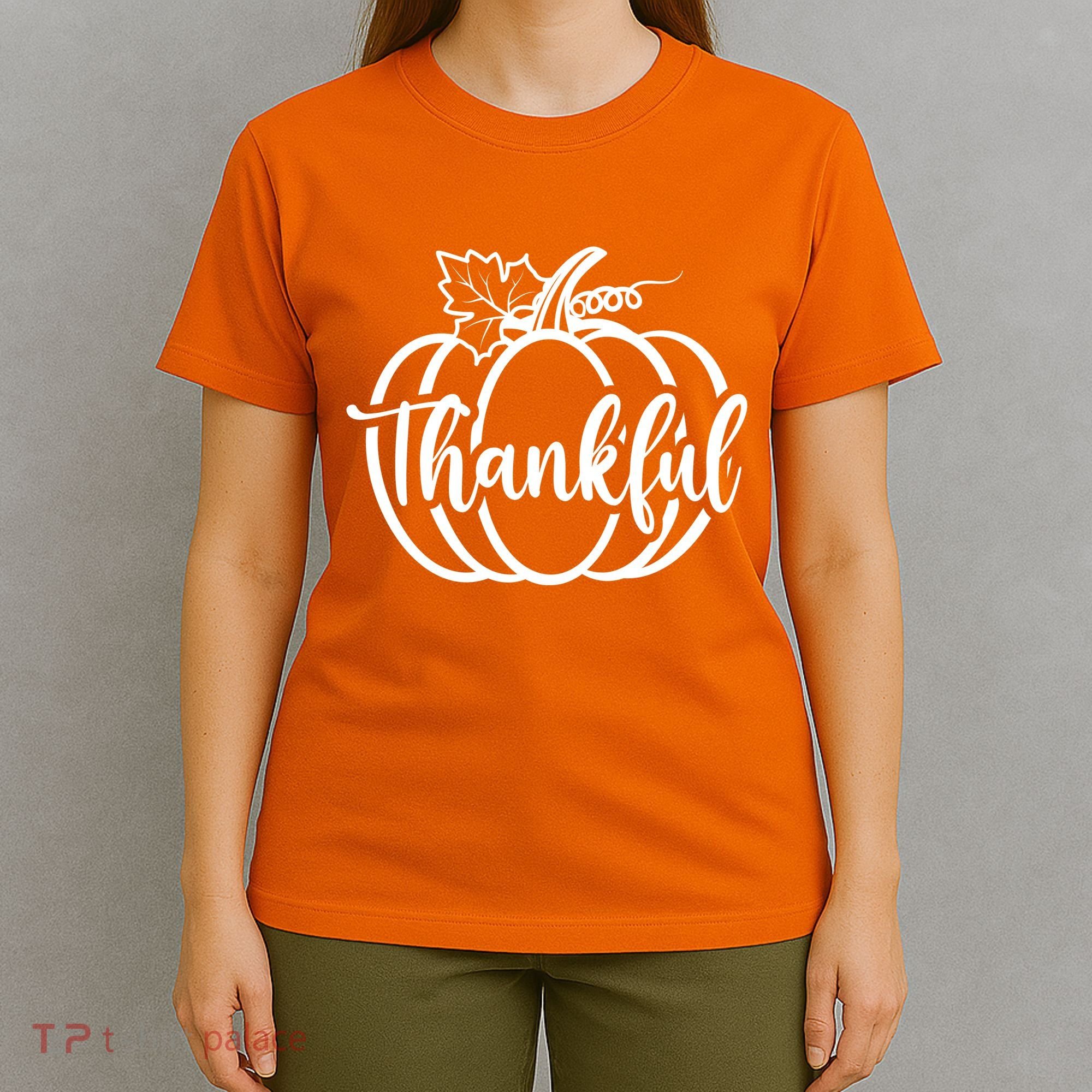 Thankful Pumpkin Cute Cozy T-Shirt
