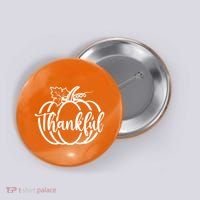 Thankful Pumpkin Cute Cozy Button thumb 0