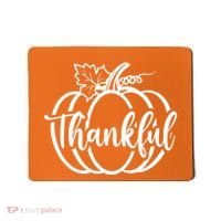 Thankful Pumpkin Cute Cozy Mousepad thumb 0
