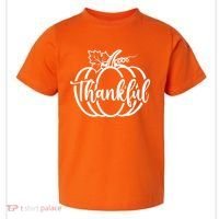 Thankful Pumpkin Cute Cozy Toddler T-Shirt thumb 0