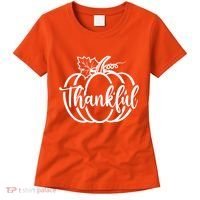 Thankful Pumpkin Cute Cozy Women's T-Shirt thumb 0