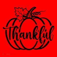 Thankful Pumpkin Cute Cozy Santa Hat thumb 1