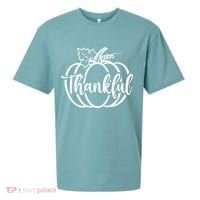 Thankful Pumpkin Cute Cozy Sueded Cloud Jersey T-Shirt thumb 0