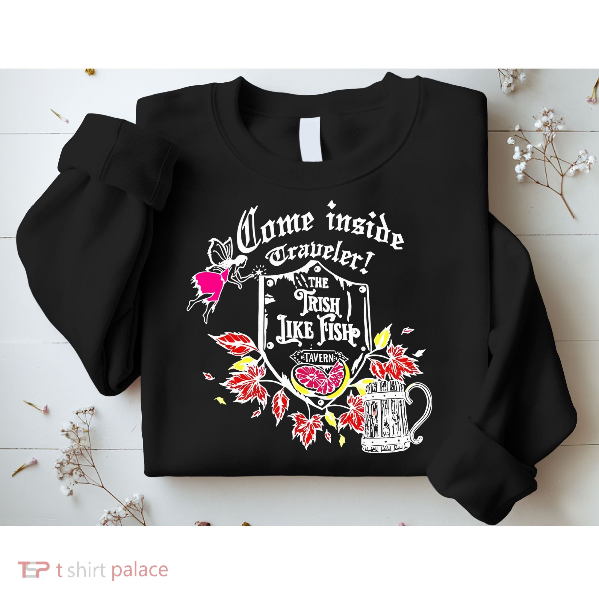 Trisha Paytas Come Inside Traveler The Trish Like Fish Tavern Sweatshirt