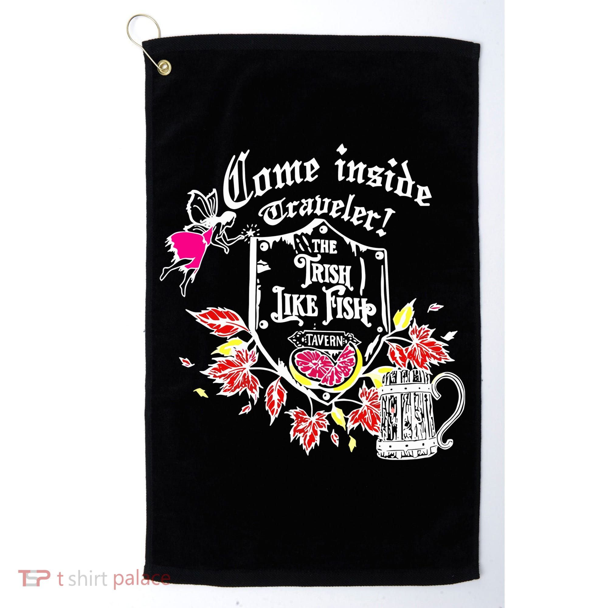 Trisha Paytas Come Inside Traveler The Trish Like Fish Tavern Golf Towel