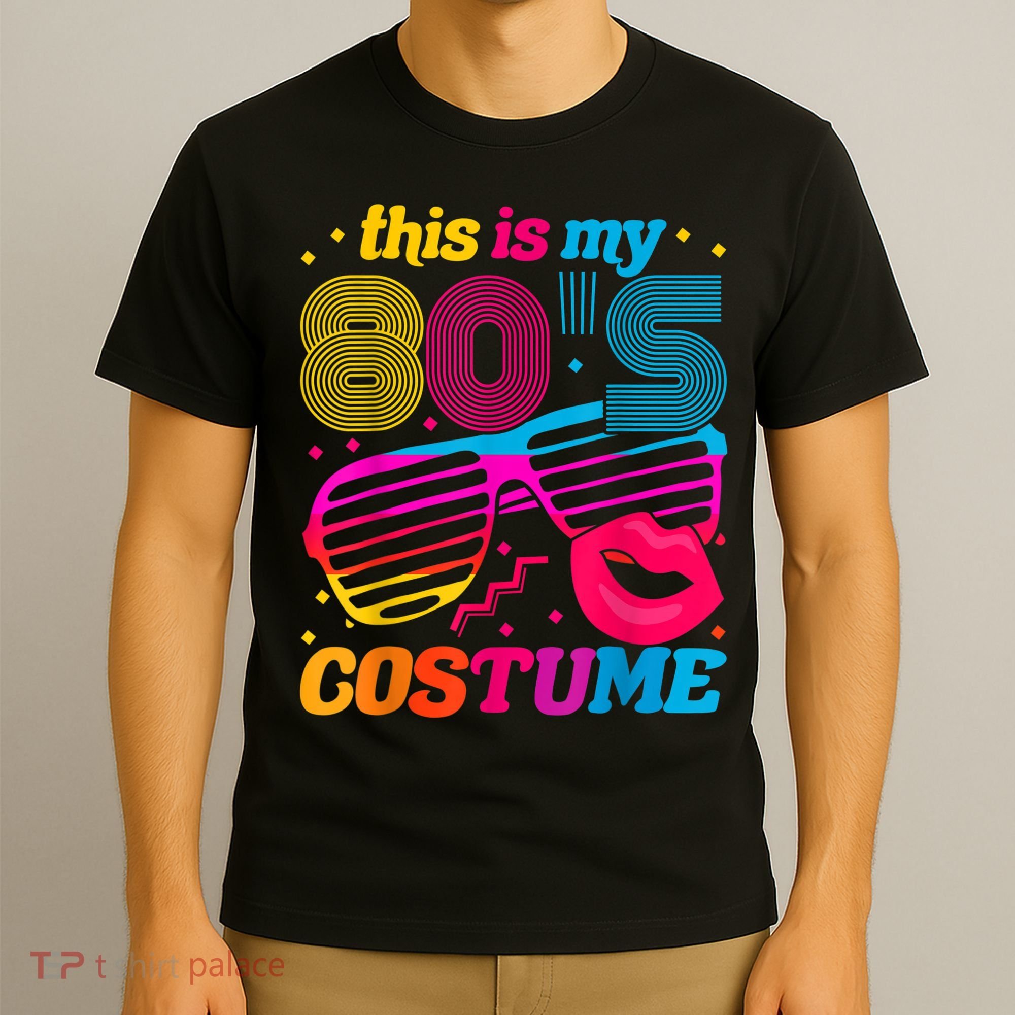 Theme Party Costume 80s T-Shirt