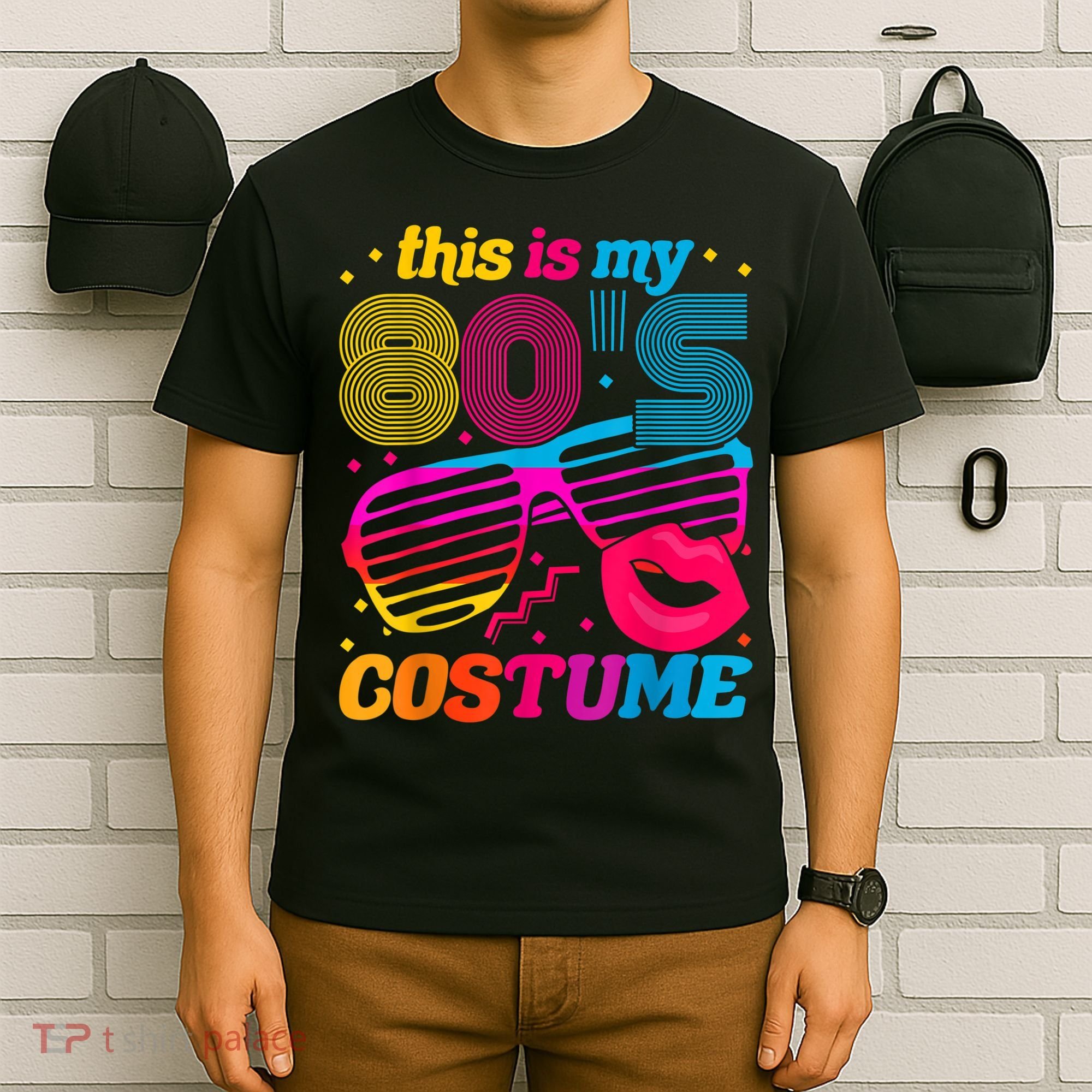 Theme Party Costume 80s T-Shirt