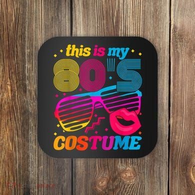 Theme Party Costume 80s Coaster