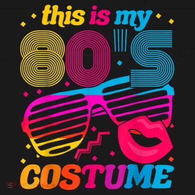 Theme Party Costume 80s Coaster