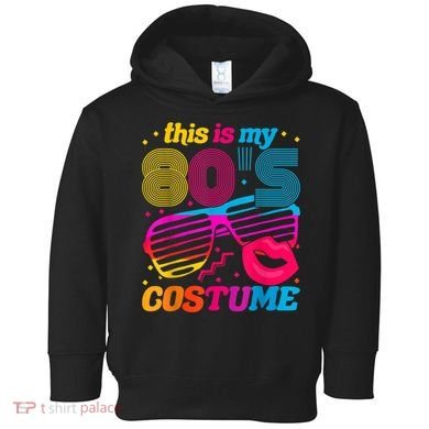 Theme Party Costume 80s Toddler Hoodie