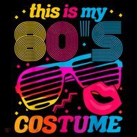 Theme Party Costume 80s Toddler Hoodie thumb 2