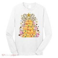 Teacher Pencil Christmas Tree Long Sleeve Shirt thumb 0