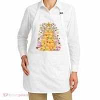 Teacher Pencil Christmas Tree Apron thumb 2