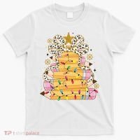 Teacher Pencil Christmas Tree T-Shirt thumb 0
