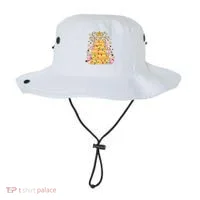 Teacher Pencil Christmas Tree Bucket Hat thumb 0