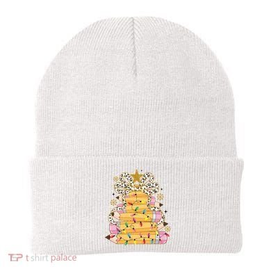 Teacher Pencil Christmas Tree Beanie