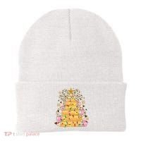 Teacher Pencil Christmas Tree Beanie thumb 0