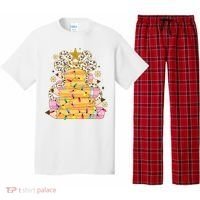 Teacher Pencil Christmas Tree Pajama Set thumb 0