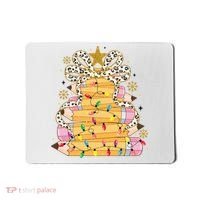 Teacher Pencil Christmas Tree Mousepad thumb 0