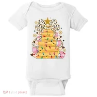Teacher Pencil Christmas Tree Baby Bodysuit thumb 0