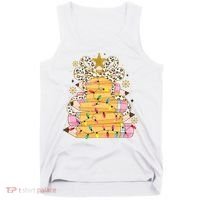 Teacher Pencil Christmas Tree Tank Top thumb 0