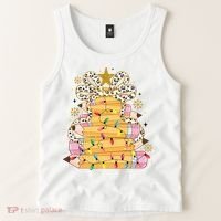 Teacher Pencil Christmas Tree Tank Top thumb 2