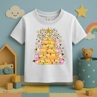 Teacher Pencil Christmas Tree Toddler T-Shirt thumb 3