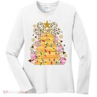 Teacher Pencil Christmas Tree Women's Long Sleeve Shirt thumb 0