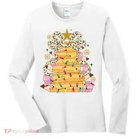 Teacher Pencil Christmas Tree Women's Long Sleeve Shirt thumb 0
