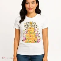 Teacher Pencil Christmas Tree Women's T-Shirt thumb 4