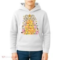Teacher Pencil Christmas Tree Kids Hoodie thumb 4