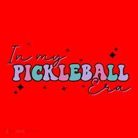 Trendy Pickleball Coach With Saying In My Pickleball Era Funny Gift Santa Hat thumb 1