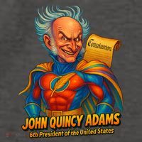 The Presidential Chronicles John Quincy Adams Vector Backpack thumb 2
