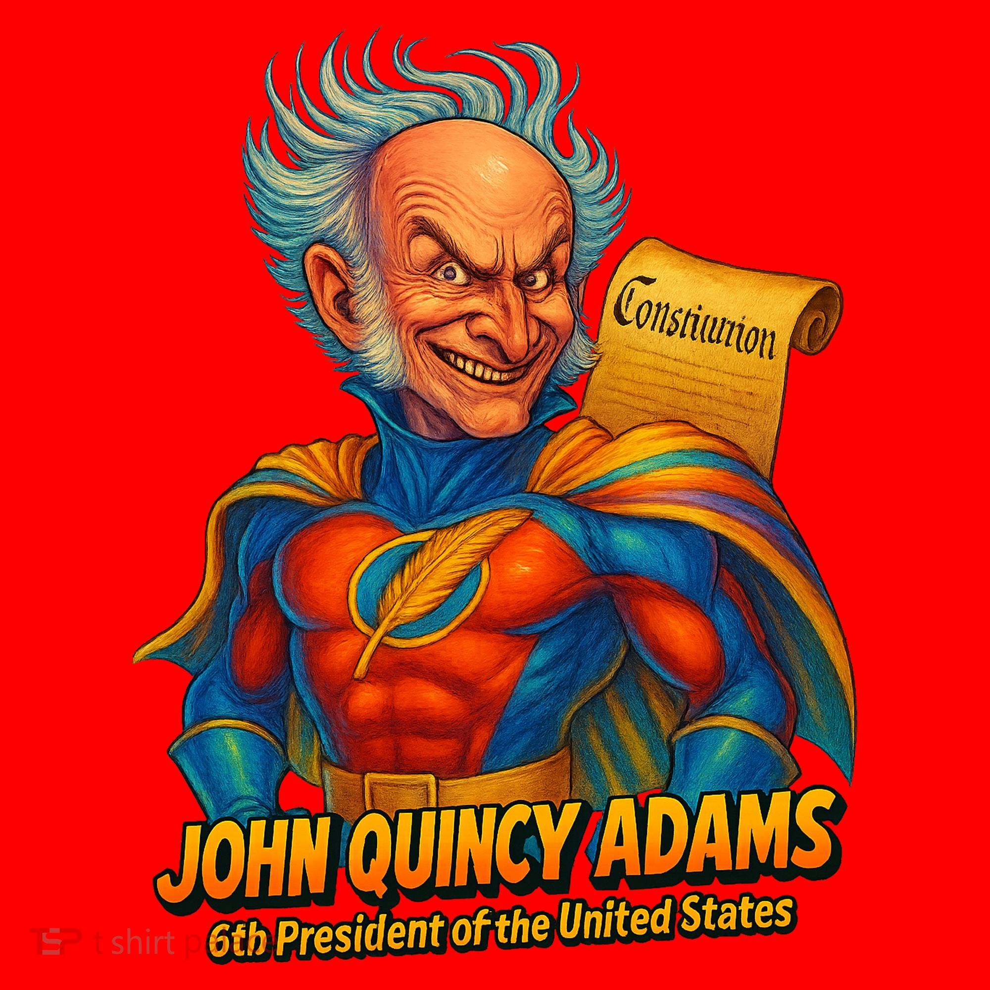 The Presidential Chronicles John Quincy Adams Santa Hat