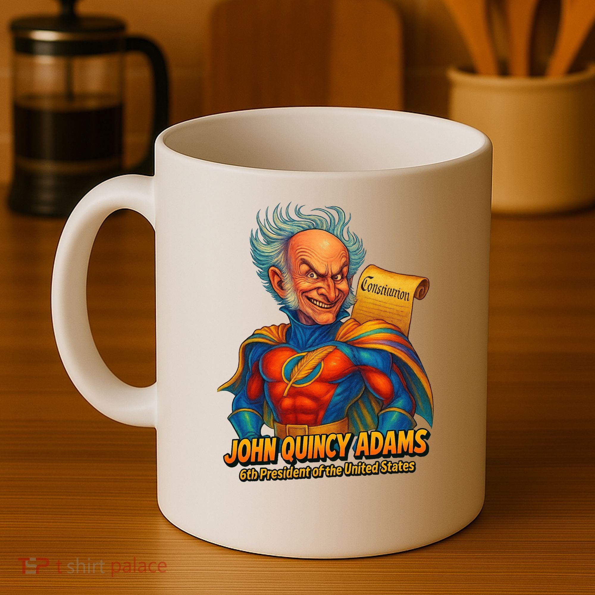 The Presidential Chronicles John Quincy Adams Coffee Mug