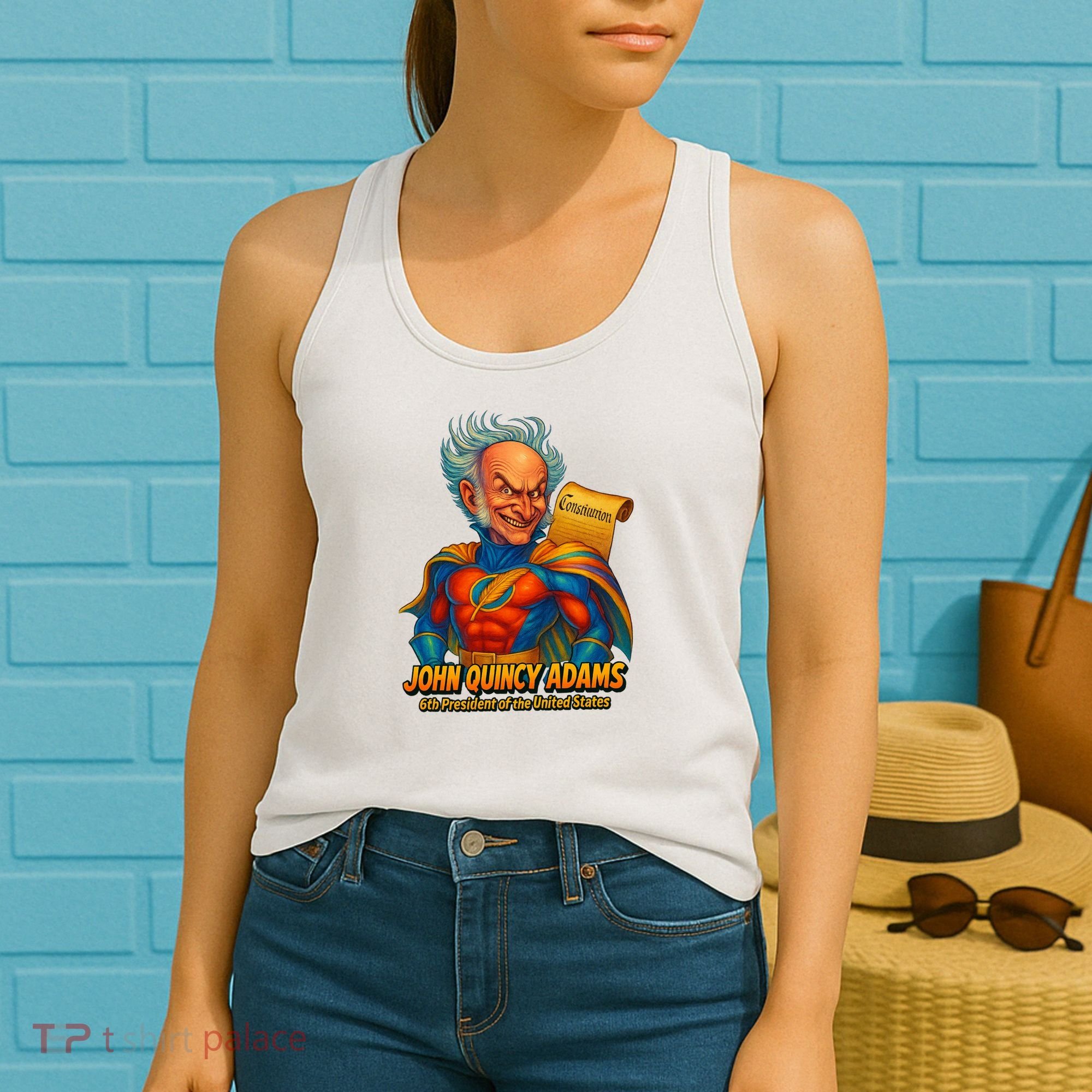 The Presidential Chronicles John Quincy Adams Women's Tank Top