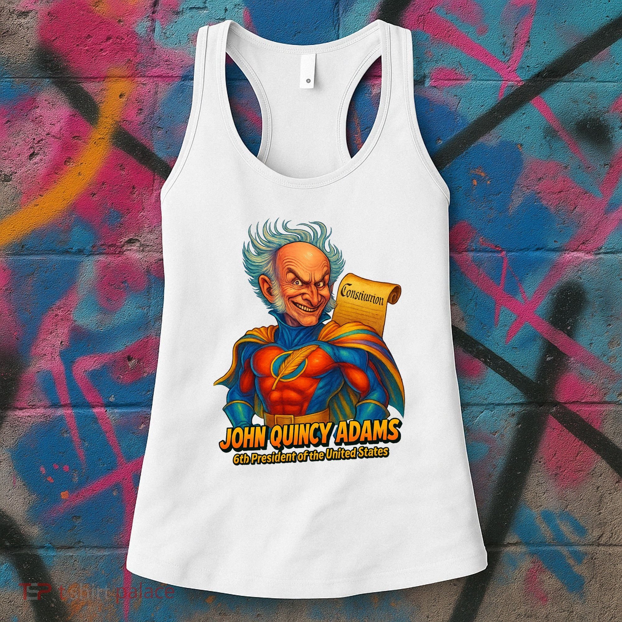 The Presidential Chronicles John Quincy Adams Women's Tank Top
